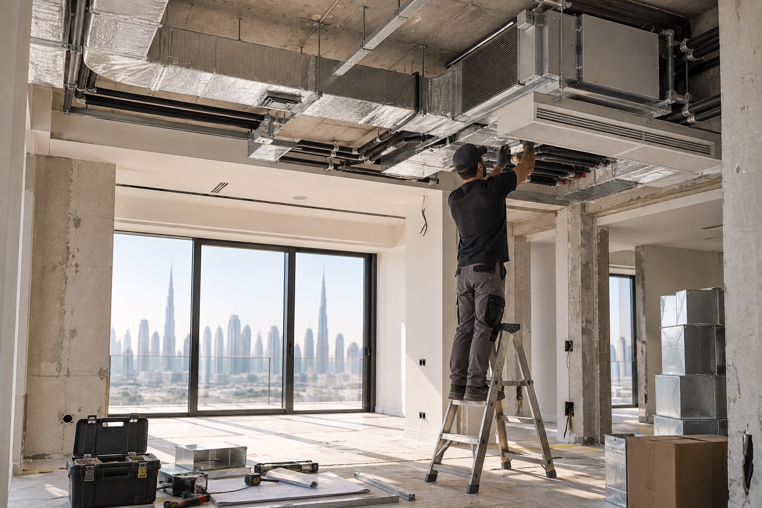 AC and HVAC installation in Dubai