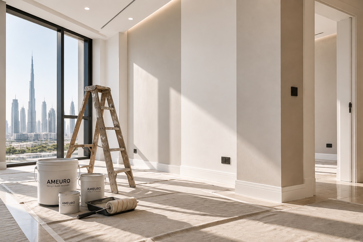 Painting and finishing works in Dubai
