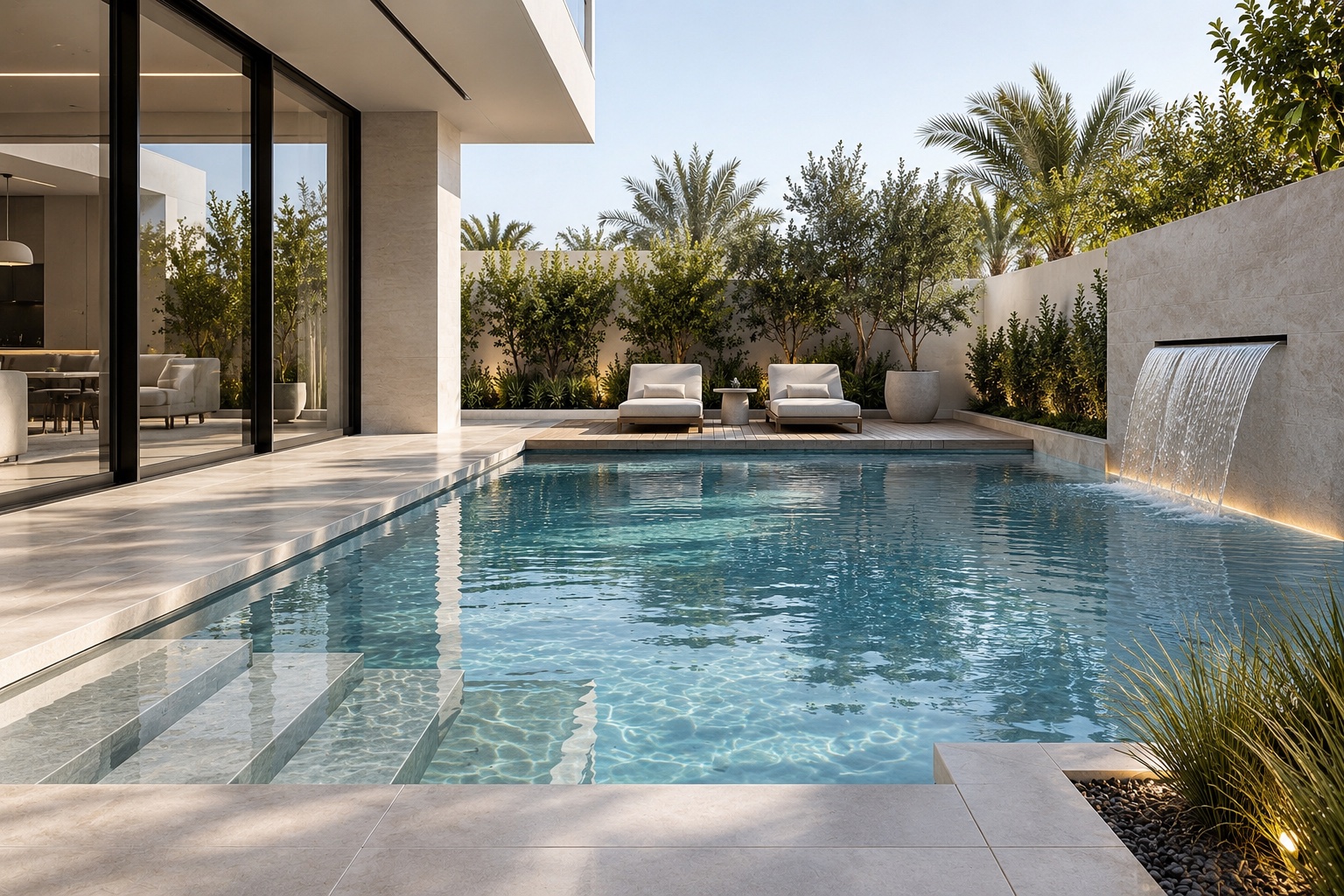 Swimming pool construction in Dubai